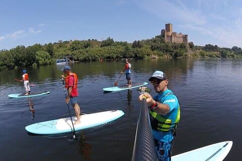Paddle Blue Walk Almourol Castle
