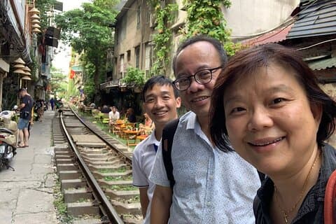 Hanoi byvandring med lokal guide og toggade