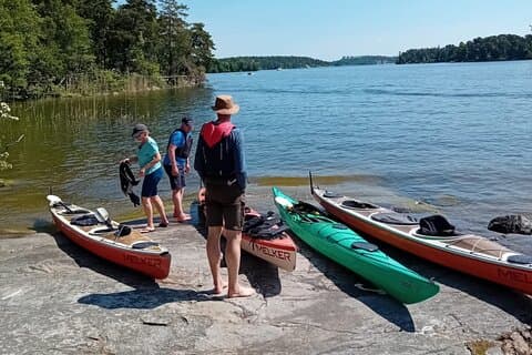 2-daagse kajaktocht op de archipel van Stockholm