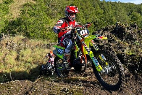 6 timers privat Dirt Bike Tour i Ubud