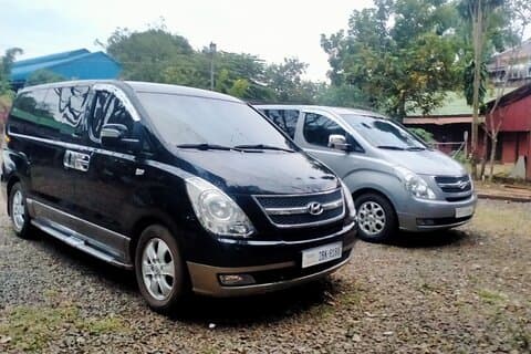 Privat taxiservice mellan Phnom Penh och Siem Reap