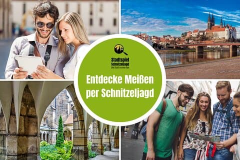 City game scavenger hunt Meissen - independent city tour I discovery tour