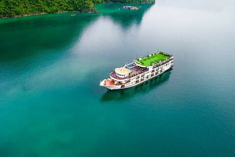 Luxe Halong Bay 2-daagse cruise (Sung Sot-grot - Titov-eiland)