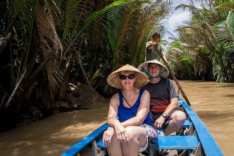 Visita guiada de día completo a los túneles de Cu Chi y al delta del Mekong