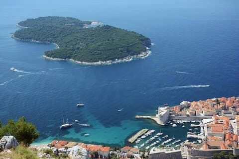 Dubrovniks historia promenad & båt