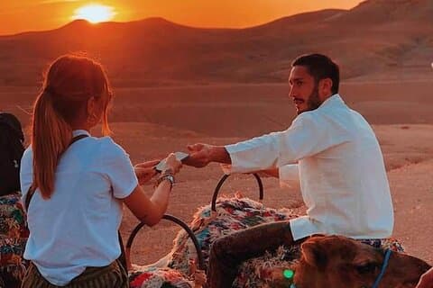 Marrakech: Jantar no Deserto de Agafay com Show e Passeio de Camelo