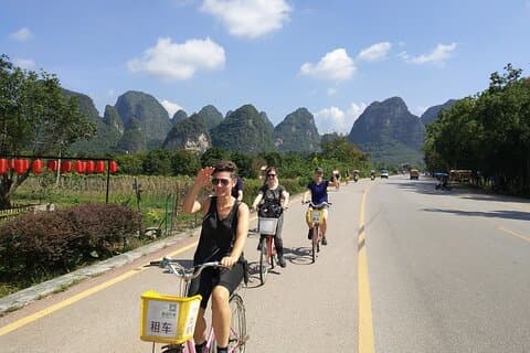 Full-day Tour: Cycling, Rafting & SanjieLiu Outdoor Water Theatre