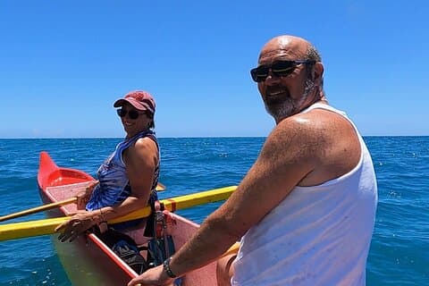 Experiência Privada de Surf em Canoa Outrigger