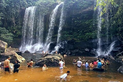 Kullen Waterfall Park com entrada para grupos pequenos incluída