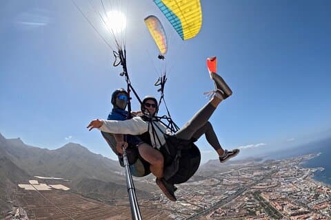 Parapendio Costa Adeje, il miglior volo in tandem a Tenerife