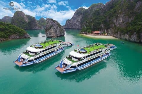 Crociera La Casta - CROCIERA DI LUSSO A 5 STELLE - Tour della baia di Halong di 1 giorno