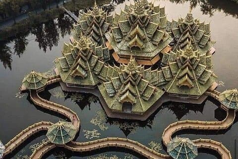 Privat rundtur till Ancient City Bangkok och Erawan Museu (minst 2 pax)