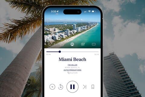 30-dages lydkort Selvguidede lokale historier fra Miami