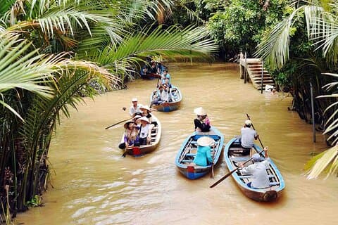 From Ho Chi Minh city : Cu Chi Tunnels and Mekong Delta 1 Day
