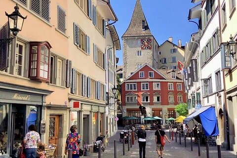 Oplev Zürich Tour via sporvogn, færge, Funicular og kabelbil