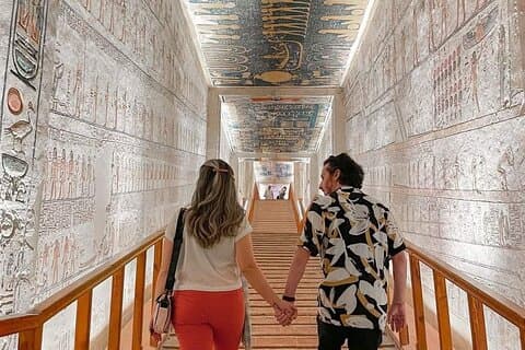 Passeio pela Cisjordânia Vale dos reis, templo da rainha incluindo feluca