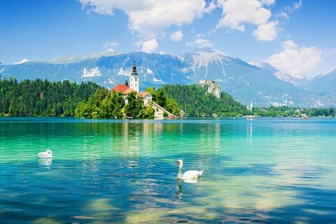 Cave Postojna, Castelo Predjama e Lago Bled Tour a partir de Ljubljana