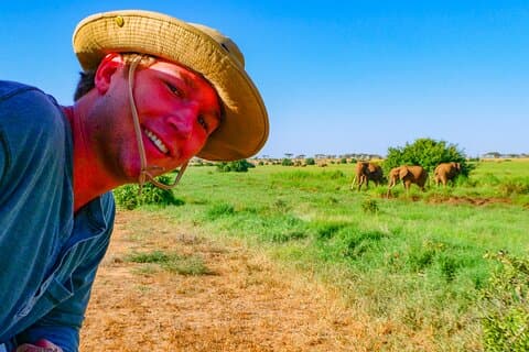Begeben Sie sich auf eine spektakuläre zweitägige Safari zum Tsavo-East-Nationalpark