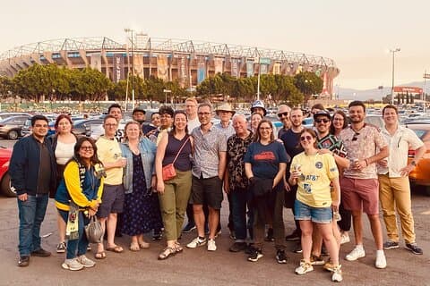 Fotbollsmatchdagsupplevelse i México City