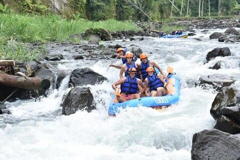 Rafting em Bali: rio Telaga - novas emoções
