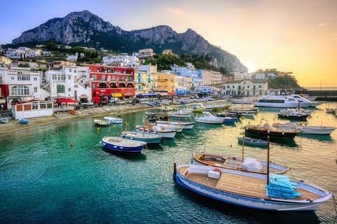 Heldags privat bådtur til Capri fra Positano