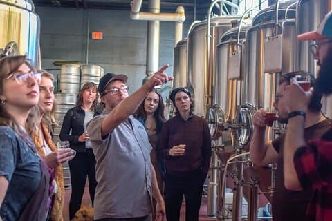 Visite guidée à pied de la brasserie Premier à travers le centre-ville d'Asheville