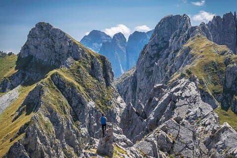 8-tägige private geführte Wandertour durch die albanischen Alpen
