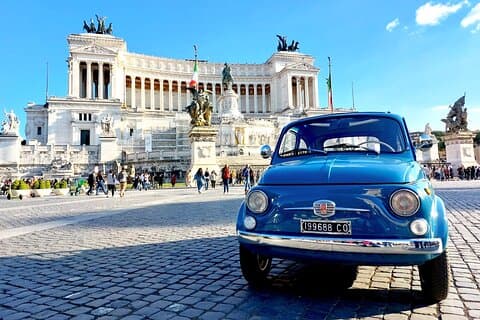 Tour de Roma A bordo de una Vintage Fiat 500