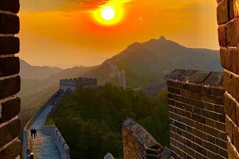 Mutianyu Great Wall Night Tour med engelsktalande förare
