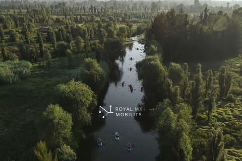 Nascer do sol em Xochimilco no KAYAK