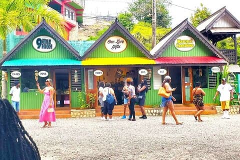 Bob Marley 9 Miles, Shopping Tour Ocho Rios (inngangsavgift inkludert)