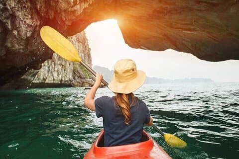 Halong Bay Day Tour 6-timers Deluxe krydstogt Limousine Bus Lille gruppe