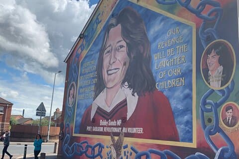 Belfast City og Mural 4 timers tur