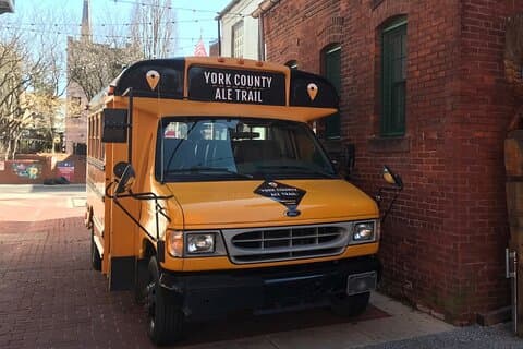 Guidad bryggeritur i York County på Brew Bus