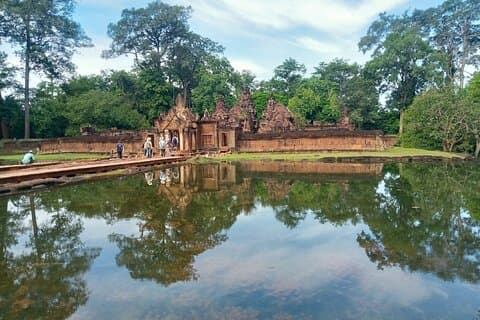Banteay Srei-tempel en Kbal Spean