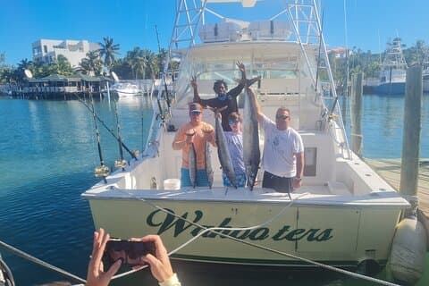 Private 1/2 Day Afternoon Charter Deep Sea Fishing on Wahooter's