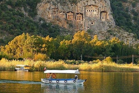 Fethiye Dalyan Tour Crociera sul fiume e bagno di fango