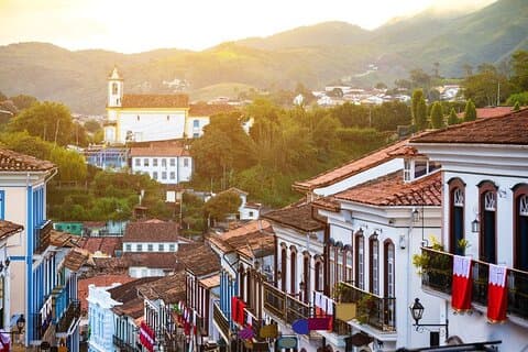 Tour histórico de 3 días desde Río a la Ruta del Oro de Minas Gerais