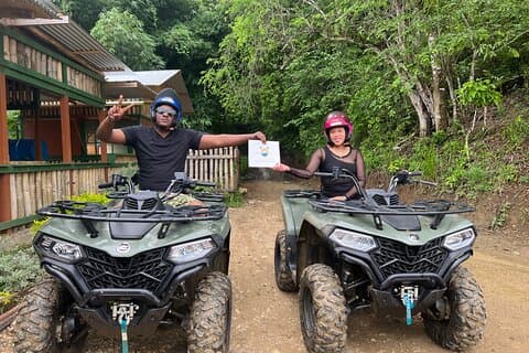 Expérience privée en VTT et visite du Rick's Cafè au départ de Montego Bay