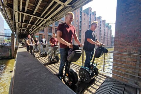 Tour guiado de 3 horas en Segway por Hamburgo