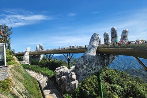 Golden Bridge & Hoi An City Tour avec RiverBoat Ride-Night Market