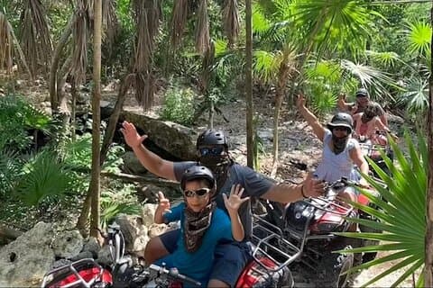 Tour Privado de Día Completo en ATV a Tequilera y Cuevas Mayas