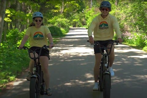 Cave Point E - Cykeltur