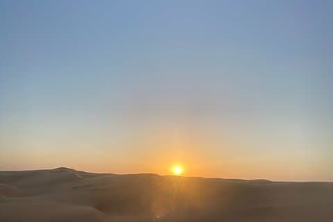 Sunset watching in Al Wahiba Sand