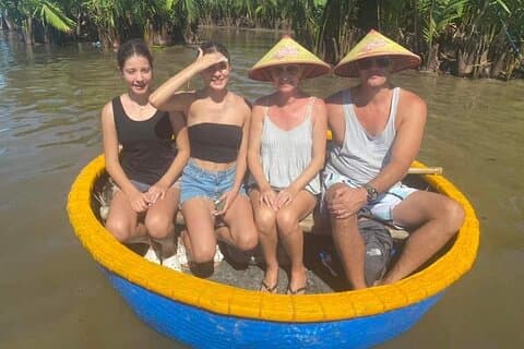 Basket Boat Ride- Buffalo Ride- Hoi An Tour med Sampan Boat Ride
