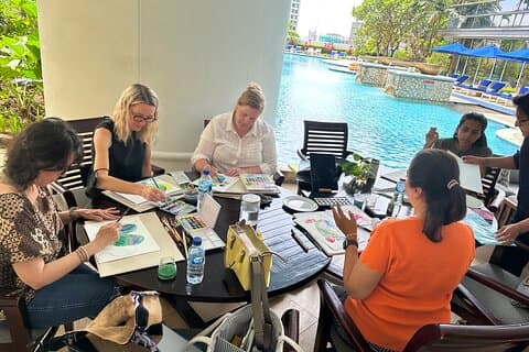 Watercolor & Wellness : A Healing Art Therapy Experience