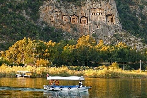 Dalyan-boottocht met modderbad vanuit Bodrum