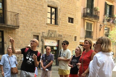 Excursão a pé gótica privada em Barcelona