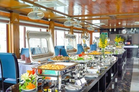[Ha Long Bay] Excursão de um dia de cruzeiro premium de Hanói, Caves & Buffet