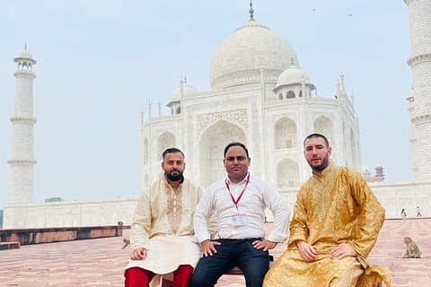 Taj Mahal Agra Fort and Mausoleum Private Tour with Options